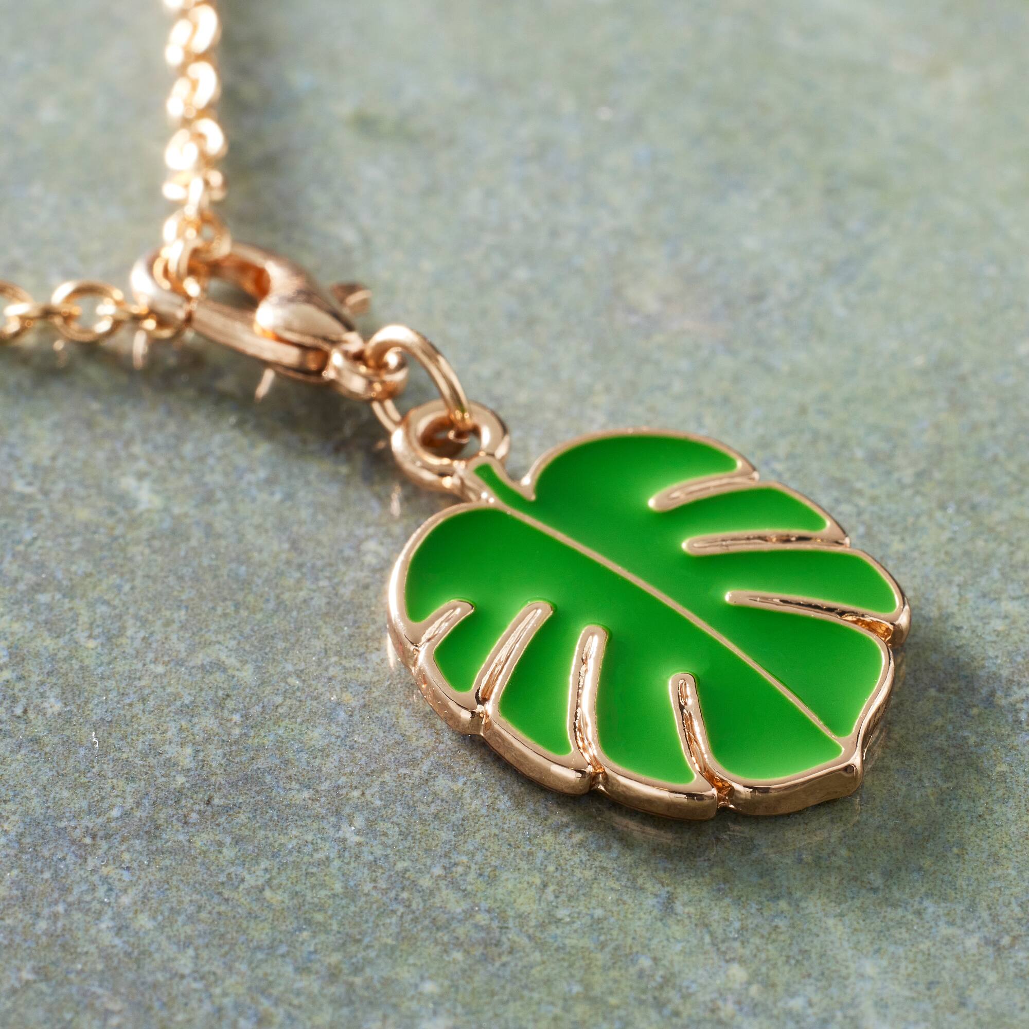 12 Pack: Charmalong™ Gold Leaf Charm by Bead Landing™